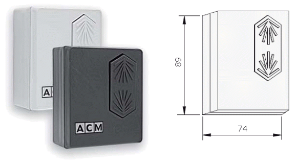 ACM 1510101 - Μπουτονιέρα με πλαστικό κουτί