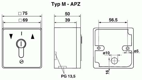 Διαστάσεις τύπου M-APZ